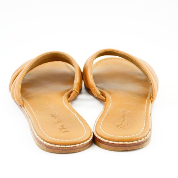 Madewell Leather Slide Sandals #109-28 - Picture 4 of 5